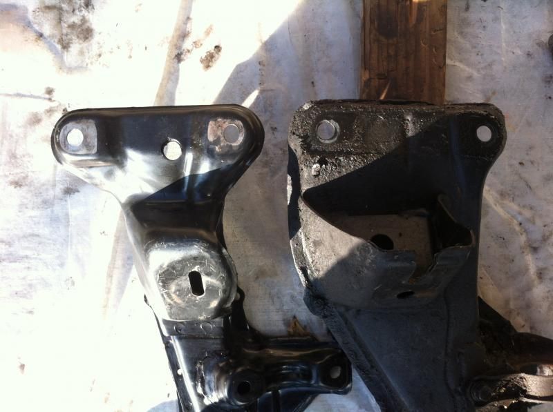 AE86 with S13 front crossmember for SR/KA swap and AE86 LCA